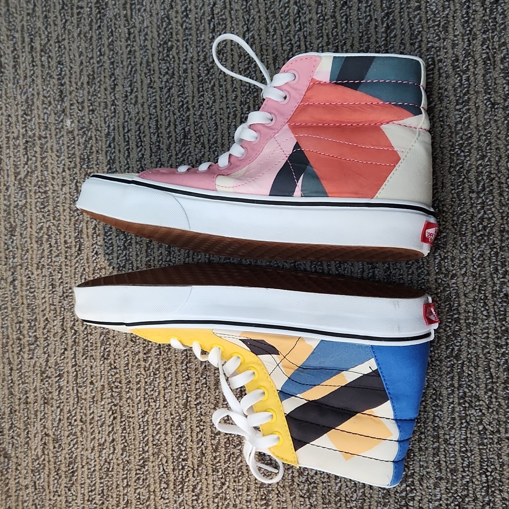 Vans + MoMA Sk8Hi Lyubov Popova Sneakers Men's Size 7 Women's Size 8.5 - Picture 8 of 16